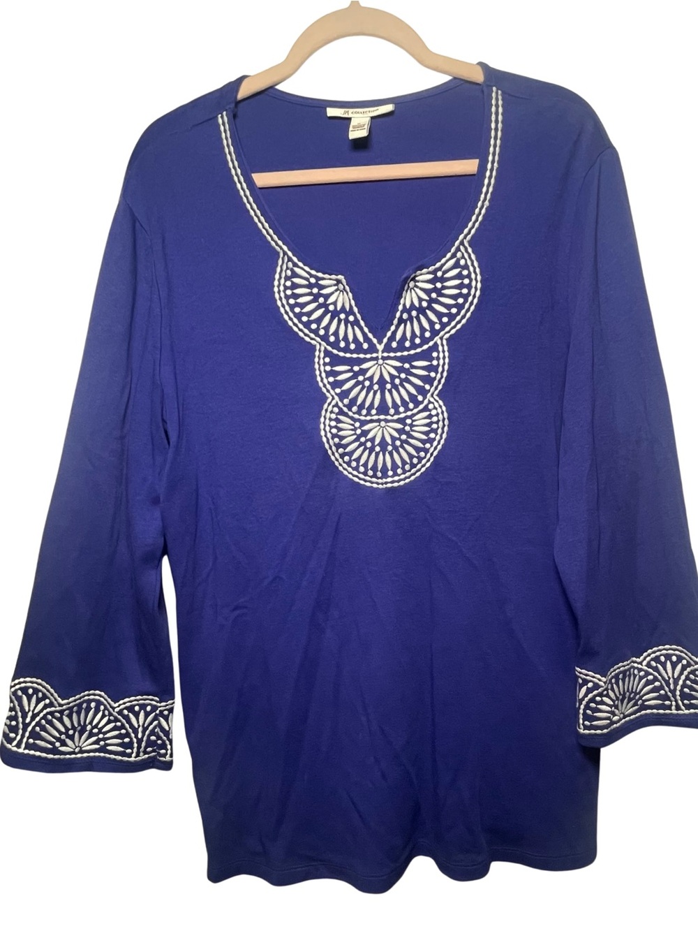 Women’s embellished tunic boho top